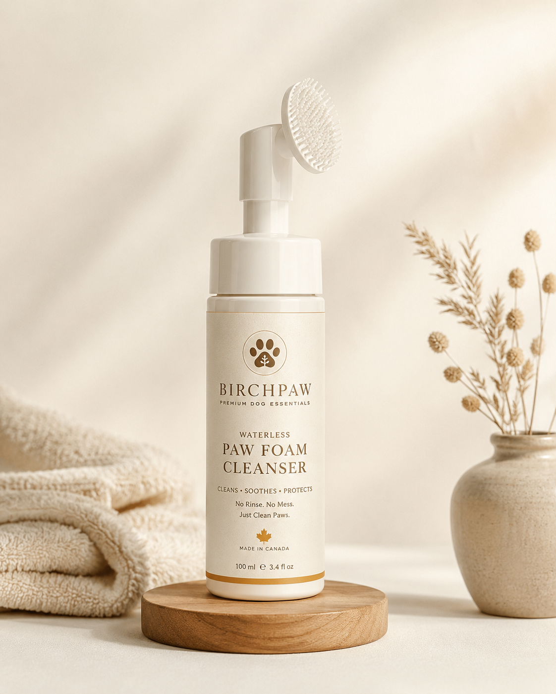 BirchPaw Waterless Paw Foam Cleanser