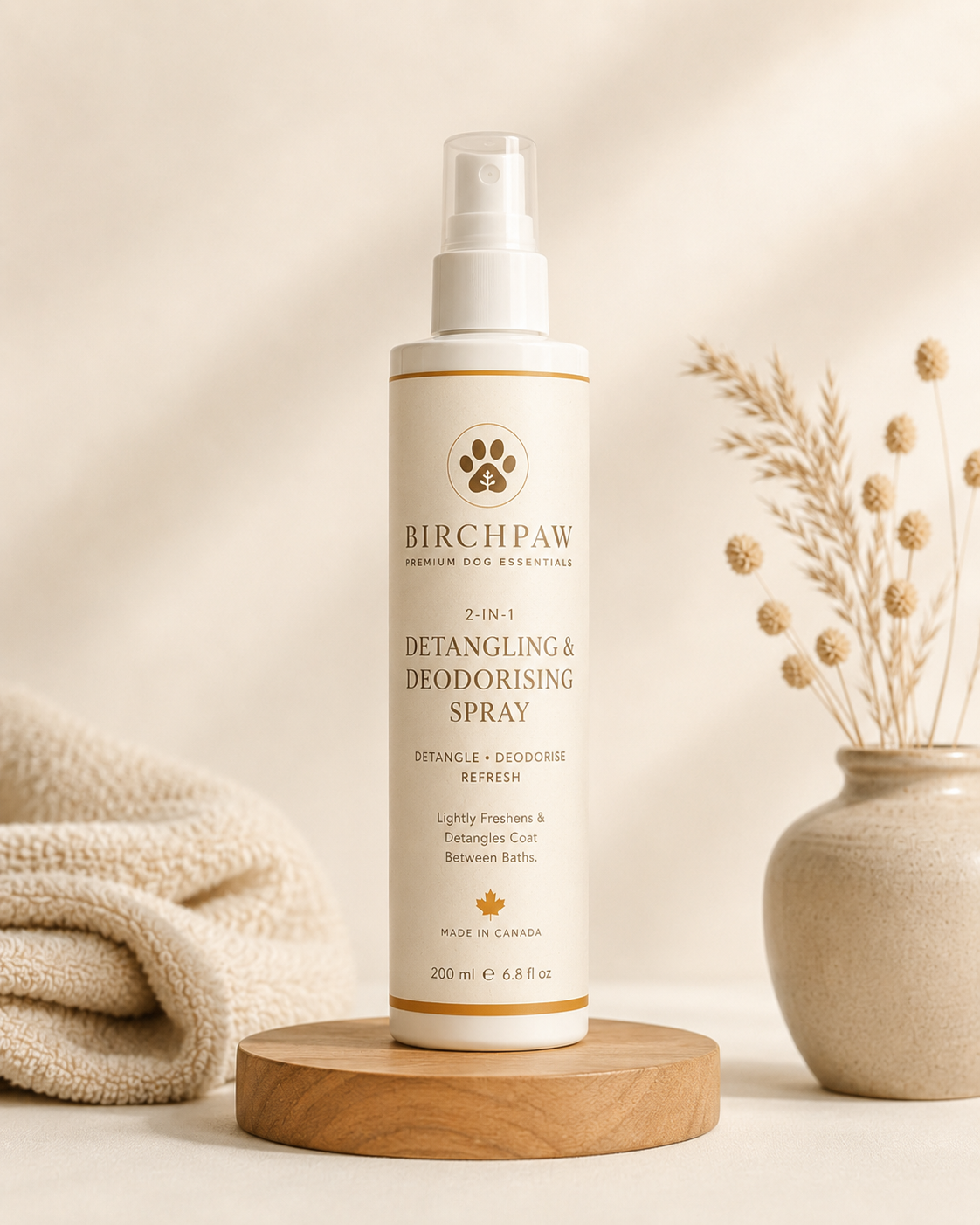 BirchPaw 2-in-1 Detangling & Deodorising Spray