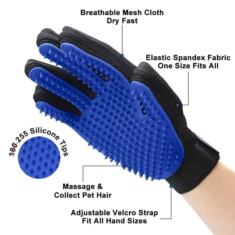 BirchPaw Deshedding Glove - Silicone Dog Grooming Glove